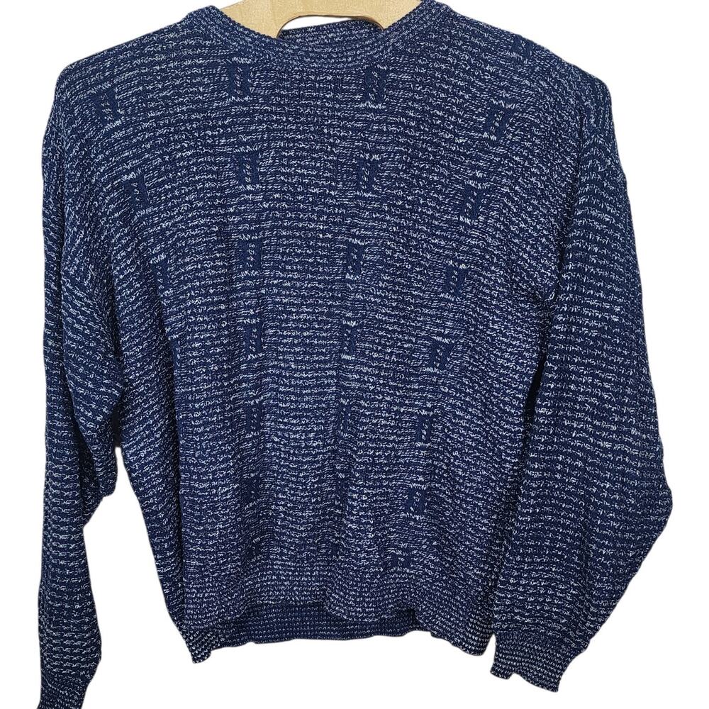 Vintage The Fox Collection Men’s Cotton knit Sweater Large L Made in USA